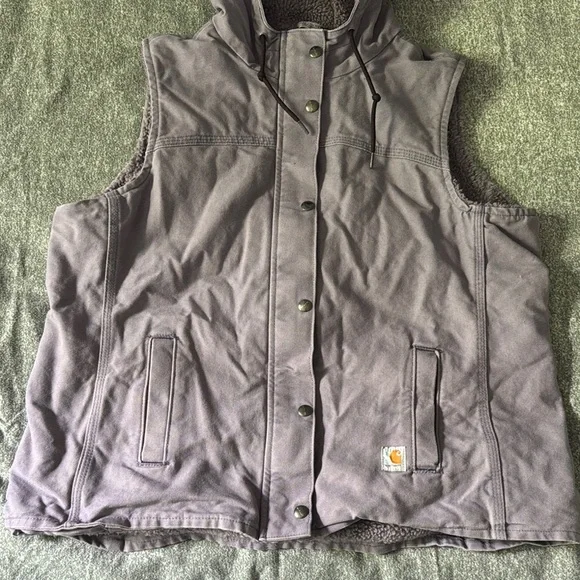 Carhartt Sandstone Berkley Vest Sage Purple Women’s XL - Picture 2 of 10